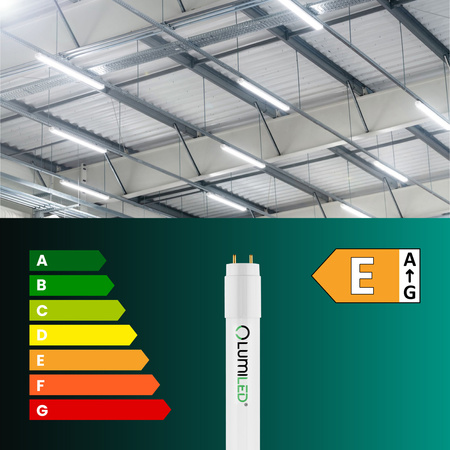 LED žiarivka G13 T8 18W 1980lm 6500K, studená biela 160° jednostranná 120cm Lumiled