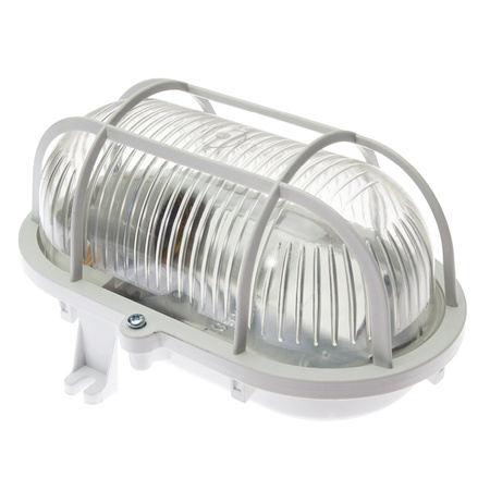 Svietidlo do potrubia Hermetická mriežka E27 IP44 biela Soma Kobi