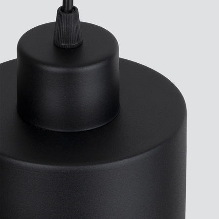 Stropné závesné svietidlo E27 Geometric Black Modern Savar Sollux