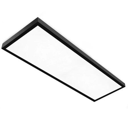 LED povrchový panel 36W 3960lm 4000K 120°, neutrálna biela čierna 30x120cm Brisbane Kobi