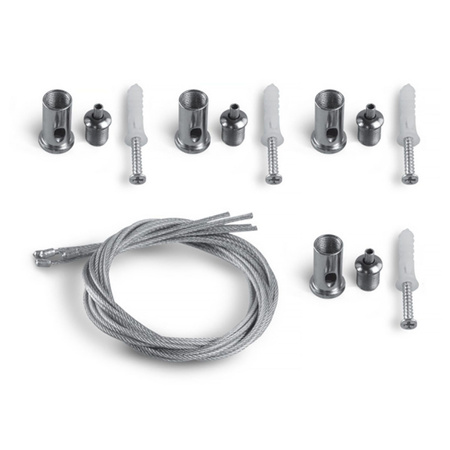 Montážna súprava pre závesné prvky 60 cm Silver VIDEX