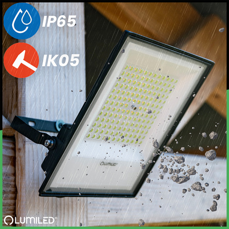 LED reflektory vonkajšie BRIGHT 100W 11000lm 4000K Vodotesné IP65 LUMILED