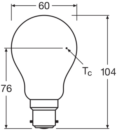 LED žiarovka A60 B22d 7W = 60W 806lm 2700K teplá biela 300° Dimmable Retrofit Filament CLASSIC Osram