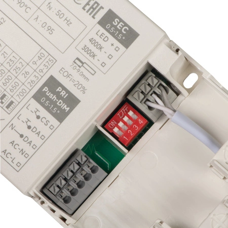 Napájací zdroj LED ovládača 26,3 W 0,7 A stmievateľný biely TIBERI KANLUX