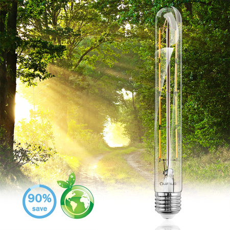LED žiarovka E27 Tubular T30 8W = 75W 1055lm 3000K teplá biela 360° FILAMENT LUMILED