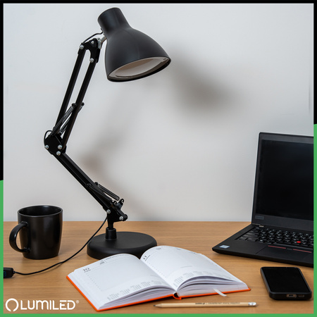 LED 7W CCT stmievateľná stolová lampa Marti Black Lumiled