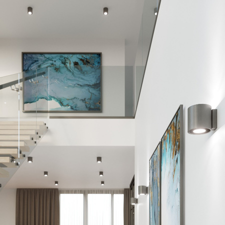 Nástenné svietidlo Wall lamp top bottom G9 Cylindrical Anthracite Modern Orbis Sollux