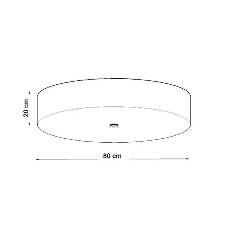 LED stropné svietidlo 6x E27 okrúhle svietidlo 80cm biele SKALA SOLLUX