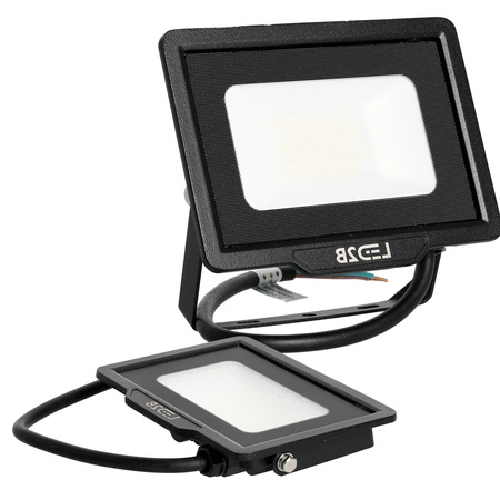 Vonkajšie LED reflektory Garden 20W 1600lm 4000K neutrálna biela 120° IP65 Black MH Kobi