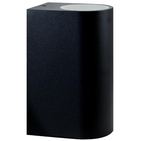 Nástenné svietidlo vonkajšie fasádne GU10 čierne IP44 Boston Sanico Goldlux