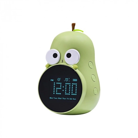 Detský elektronický budík zelený dobíjací 1200mAh MARY'S GRAUS