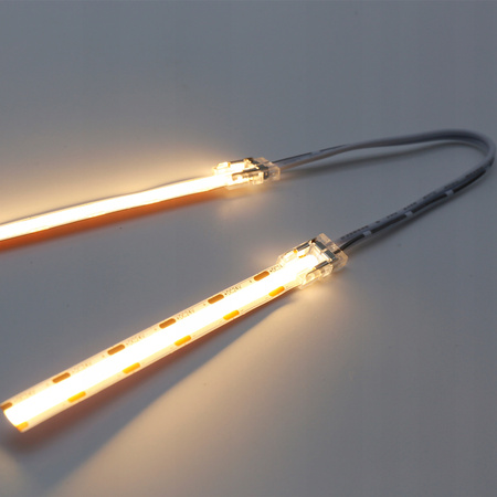 Konektor pre LED COB NEON MONO 8 mm 2-stranný s káblom