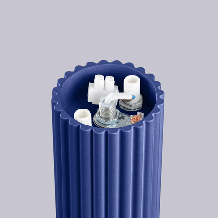 Kúpeľňové stropné svietidlo G9 Round Navy Blue Moderné matné IP44 Halo Sollux