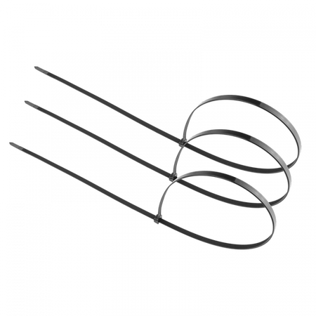 Káblové pásky 7,6x750 mm čierne UV TRACKS Zipper Ties OK-76750B .MORE 50 ks.