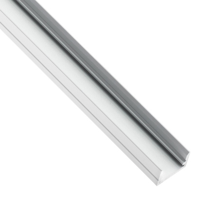 eloxovaný hliníkový profil pre LED KM33 Silver Povrchová montáž 2m