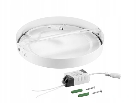 LED panel Stropné svietidlo 12W 960lm 2700K teplá biela povrchová montáž Okrúhla biela Proma Masterled