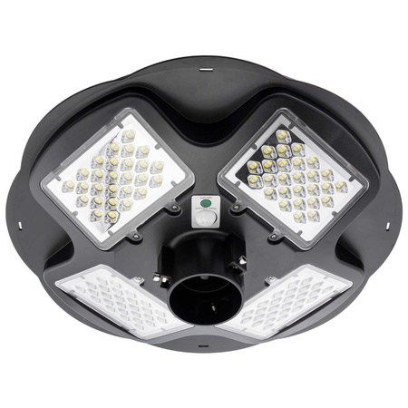 LED solárna pouličná lampa 200W IP65 mikrovlnný snímač pohybu + diaľkové ovládanie + rukoväť