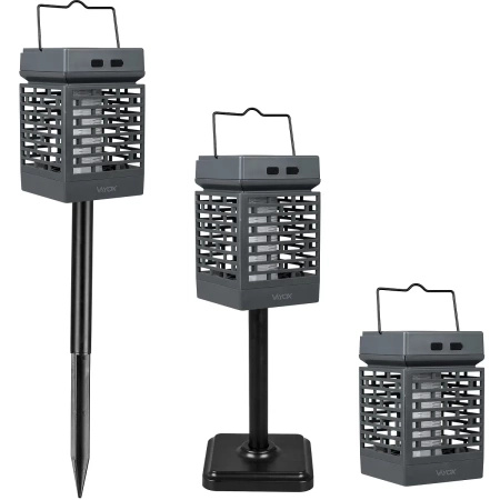 Elektrická UV solárna insekticídna pasca Lucerna 2v1 5W na muchy komáre hmyz VAYOX