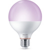 LED žiarovka E27 Sphere G95 11W = 75W 1055lm 2200-6500K RGB + TW Smart SMART WiFi Bluetooth App WiZ Philips