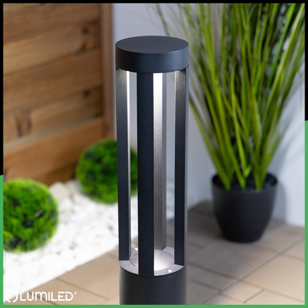 Vonkajšie stojace stožiare Záhradná lampa 12W LED 4000K QUERO 60cm LUMILED