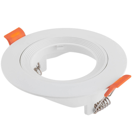 Sada halogénového svietidla VENTUS White Round + LED žiarovka GU10 6W studená biela 120° Lumiled