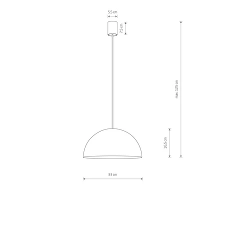 E27 Hnedá Moderné závesné stropné svietidlo HEMISPHERE RUST S 6367 Nowodvorski
