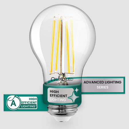 6x LED žiarovka E27 A60 3,8W 840lm = 60W 4000K neutrálna biela 360° vlákno CLASS A LUMILED