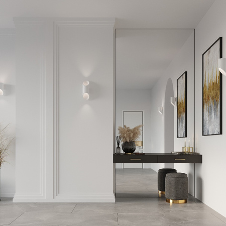 Nástenné svietidlo Nástenné svietidlo Top Bottom G9 Tubular White Modern Penne Sollux