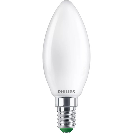 LED žiarovka E14 sviečka B35 2,3W = 40W 485lm 210lm/W 2700K teplá biela 300° CLASS A UltraEfficient Philips