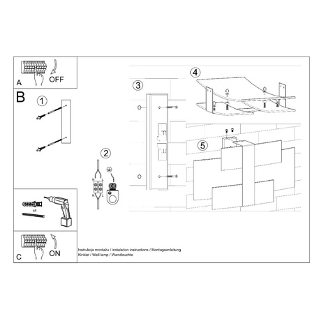 Nástenné svietidlo Nástenné svietidlo 2x G9 Obdĺžnikový chróm biely Moderné Celia Sollux