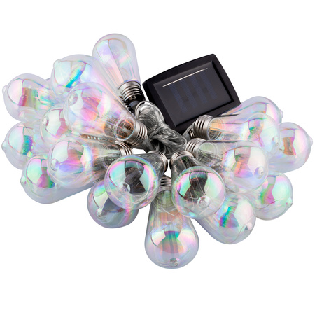 Solárna záhrada Girland 20x LED svetelná reťaz Dekoratívne gule 5,8 m