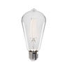 LED žiarovka E27 Edison ST64 7W = 60W 806lm 2700K teplá biela Clear XLED Filament Kanlux