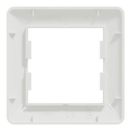 Jednorámový vypínač biely SCHNEIDER ASFORA