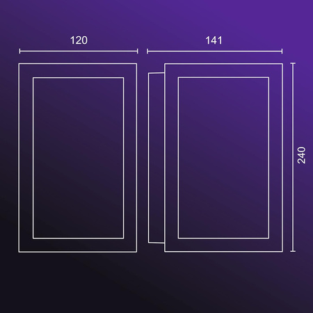Záhradné nástenné LED vonkajšie fasádne svietidlo 15,8 W 1180 lm IP65 Biela a farebná Ambiance RGB + TW Black Smart SMART Zigbee Bluetooth Impress LowVolt Philips HUE