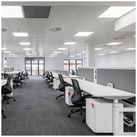 LED povrchový panel 40W 5200lm 120° CCT Coffer White 60x60cm Capri Pro Kobi