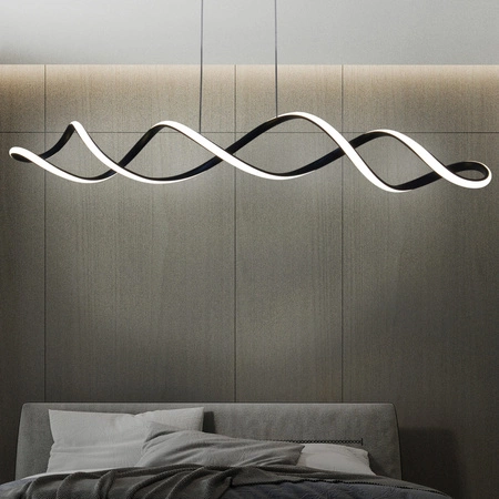 Stropné závesné svietidlo LED 43W 6300lm 4000K, neutrálna biela 120° čierne INFINITO Sanico Goldlux