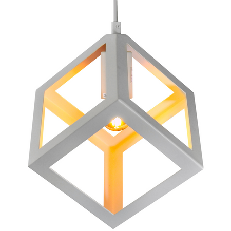 Stropné závesné svietidlo Dekoratívne závesné svietidlo E27 biele Švédsko Sanico Goldlux