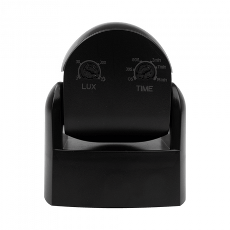 PIR senzor pohybu a súmraku IP65 povrchová montáž čierny 12m 180° CP Ecolight