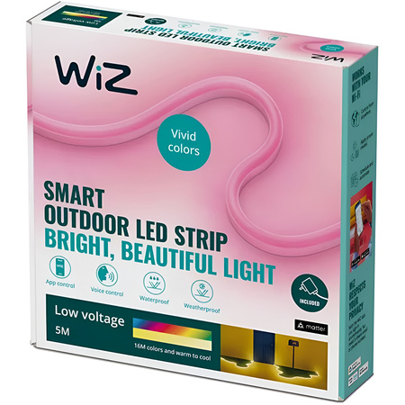 Vonkajší LED pásik 24W RGB 5M SMART WiFi WiZ