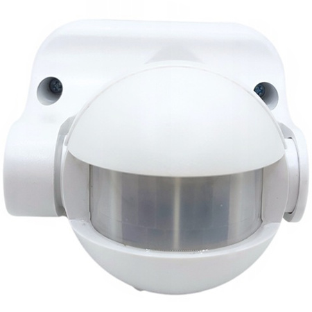 PIR senzor pohybu a súmraku IP44 povrchová montáž biely 12m 180° CP Ecolight