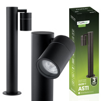 Záhradné svietidlo SQUARE Vonkajší reflektor stojaci 45 cm GU10 ASTI LUMILED