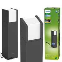 Záhradné svetlo vonkajšie PIPE 40cm LED 6W 600lm 2700K IP44 nízke napätie 12V Philips