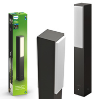 Záhradný vonkajší svetelný stĺp 42cm LED 9W 1000lm 4000K IP44 Stratosphere Philips