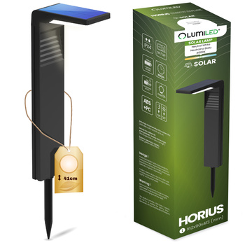 HORIUS 4000K IP44 LUMILED Solárne záhradné LED svietidlo