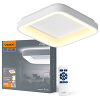 Plafond LED stropné svietidlo 72W 7500lm 2700-6000K CCT biela Stmievateľné + diaľkové ovládanie EDGE Videx