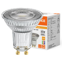 LED žiarovka reflektor GU10 PAR16 3,4W = 35W 230lm 2700K teplá biela 36° CRI97 Stmievateľná Ledvance