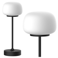 Dekoratívna stolová lampa LED 1,8 W 150 lm 2700K, teplá biela čierny Rimini Sanico Goldlux