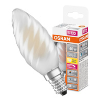 LED žiarovka BW35 sviečka E14 3,4W = 40W 470lm 2700K teplá biela CRI90 300° Filament Dimmable SUPERSTAR PLUS CLASSIC Osram