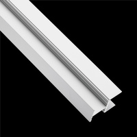 Hliníkový eloxovaný profil pre LED pásy KM48 Silver Povrch regálu 2m