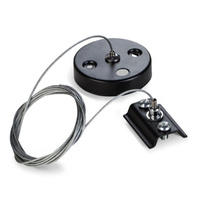 Montážna súprava pre závesné prvky 100 cm čierna VIDEX